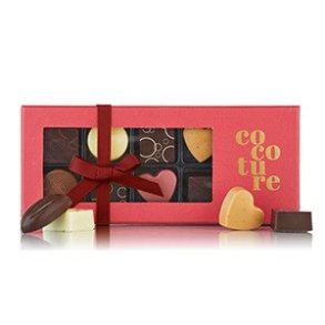 Cocoture - Fyldte chokolader I Rd Cocoture ske 9 stk - 90g.