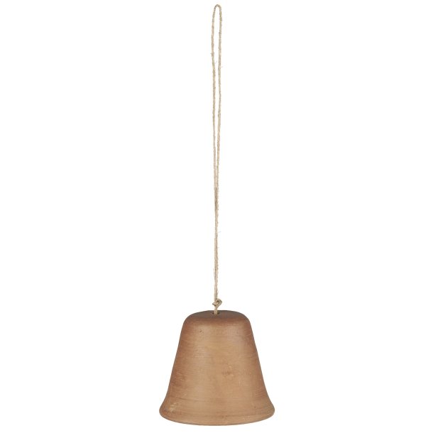 Ib Laursen Julepynt til oph�ng Klokke til oph�ng ler h�ndlavet - H: 7 �: 7,8