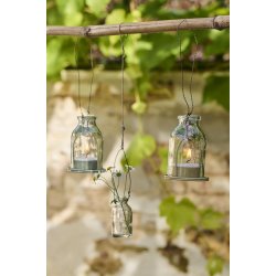  Ib Laursen - Lygte til fyrfadslys med wireophng , 1 stk.