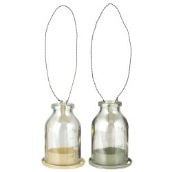  Ib Laursen - Lygte til fyrfadslys med wireophng , 1 stk.