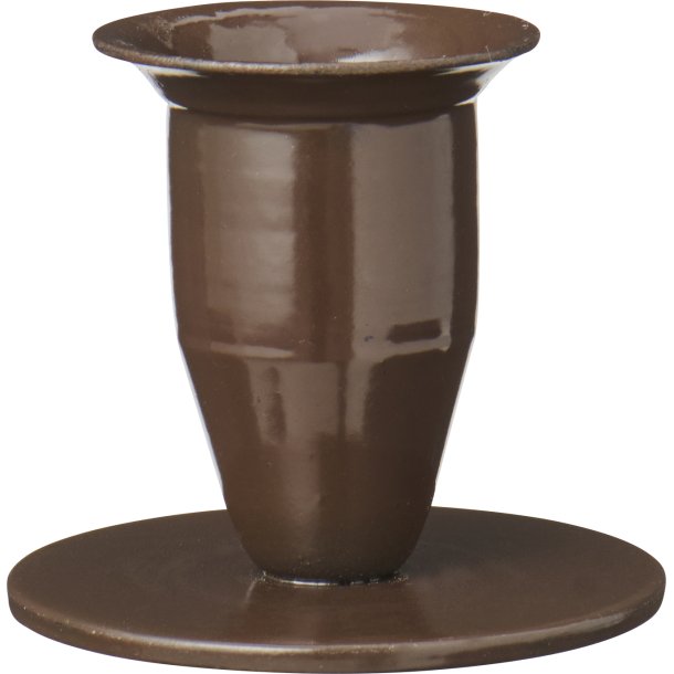 Ib Laursen Stage til 2,2 cm lys (kronelys eller bedelys) HYGGE Brun - 4,6 cm h�j