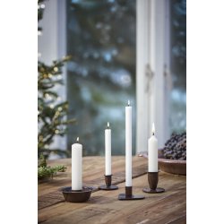 Ib Laursen Stage til 2,2 cm lys (kronelys eller bedelys) HYGGE Brun - 4,6 cm h�j