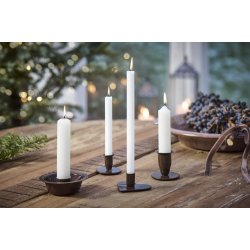 Ib Laursen Stage til 2,2 cm lys (kronelys eller bedelys) HYGGE Brun - 4,6 cm h�j
