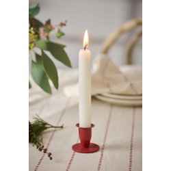 Ib Laursen Stage til 2,2 cm lys (kronelys eller bedelys) HYGGE R�d - 4,6 cm h�j