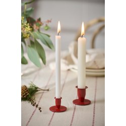 Ib Laursen Stage til 2,2 cm lys (kronelys eller bedelys) HYGGE R�d - 4,6 cm h�j