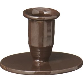 Ib Laursen Stage til 1,3 cm lys (kertelys) HYGGE Brun - 3,2 cm h�j