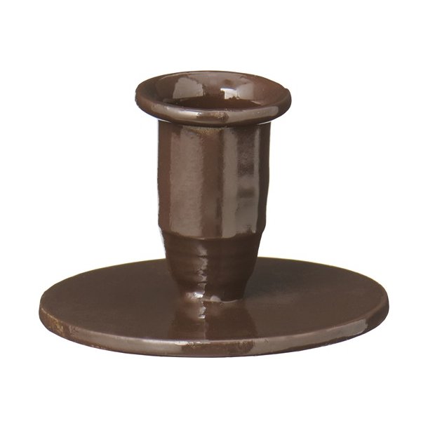 Ib Laursen Stage til 1,3 cm lys (kertelys) HYGGE Brun - 3,2 cm h�j