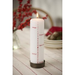 Ib Laursen Lysbakke med kant til �:6 cm lys b�rstet look