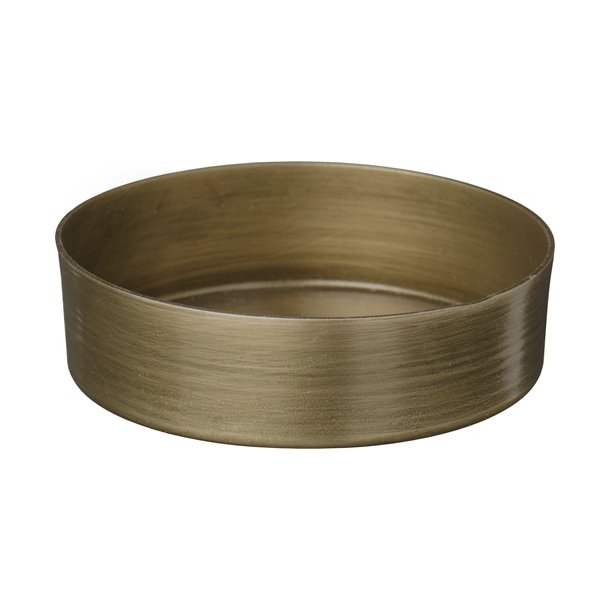 Ib Laursen Lysbakke med kant til �:9,8 cm lys b�rstet look