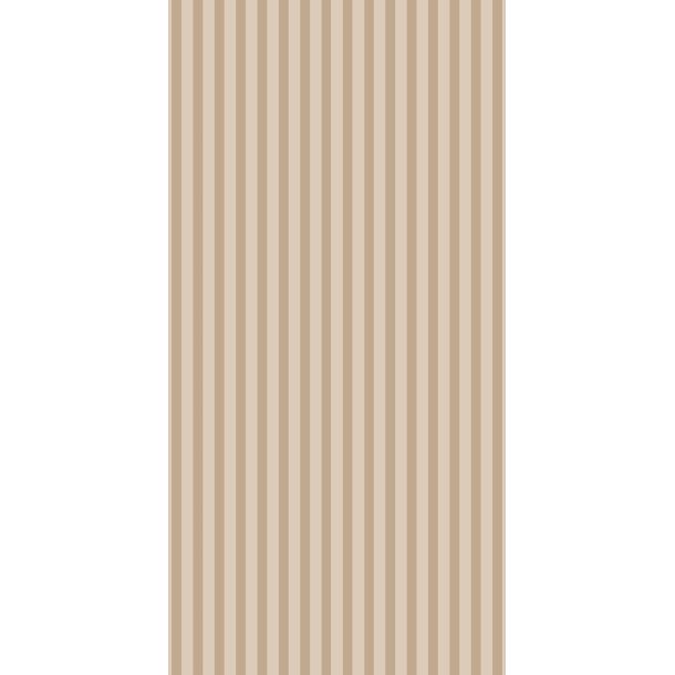 Ib Laursen -Serviet 10x20 cm beige med m�rkere beige striber 16 stk pr pakke
