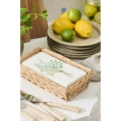 Ib Laursen - Serviet 10x20 cm krydderurtebuket 16 stk.