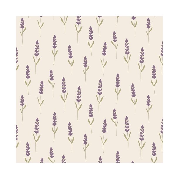 Ib Laursen -Serviet 16,5x16,5 cm lavendler 20 stk pr. pakke