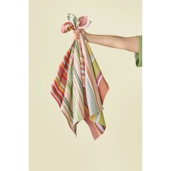 Ib Laursen -3 stk viskestykke med multifarvede striber 50x70cm. 3 stk i bundt med bnd