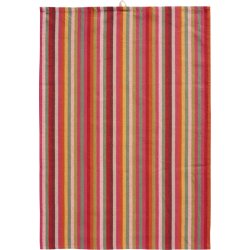 Ib Laursen -3 stk viskestykke med multifarvede striber 50x70cm. 3 stk i bundt med bnd