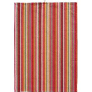 Ib Laursen -3 stk viskestykke med multifarvede striber 50x70cm. 3 stk i bundt med bnd