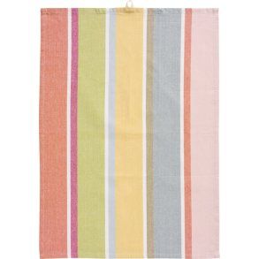 Ib Laursen -3 stk viskestykke med multifarvede striber 50x70cm. 3 stk i bundt med bnd
