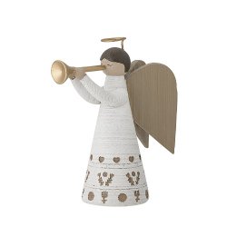 Bloomingville - Abba Lysestage, Hvid, Polyresin st med 4 (slge  enkeltvis)   