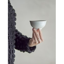 Bloomingville - Addison Skl, Hvid, Stentj 10 x 5 cm