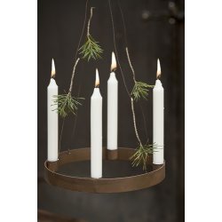 Ib Laursen Adventsstage hngende rund antikbrun