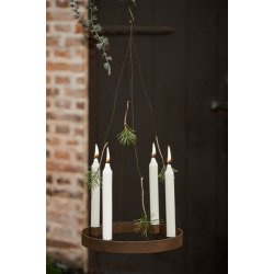 Ib Laursen Adventsstage hngende rund antikbrun