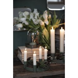 Ib Laursen Adventsstage til 4 bedelys flytbare lyseholdere