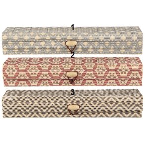  Ib Laursen ske 3 ass mnstre aflang bambus, 1 stk.