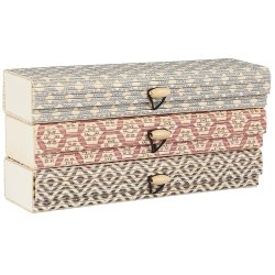  Ib Laursen ske 3 ass mnstre aflang bambus, 1 stk.