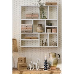 Ib Laursen ske 3 ass mnstre firkantet bambus, 1 stk,