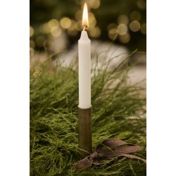 Ib Laursen Kertelys, ske med 12 hvide kertelys, svanemrket