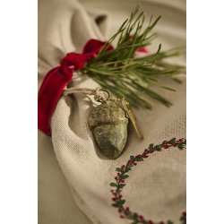 Ib Laursen Agern til ophng grnlig hndlavet