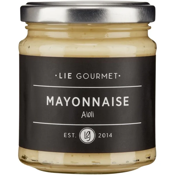 Lie Gourmet - MAYONNAISE AIOLI/HVIDLG (160 G)