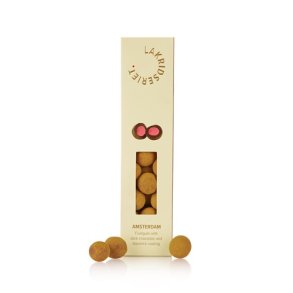Lakridseriet - Amsterdam hindb�rvingummi m. m�rk chokolade og lakrids ca. 170g