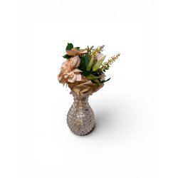Anna Von Lipa Vase Krystal med Bloomingville buket (evighedsblomster)