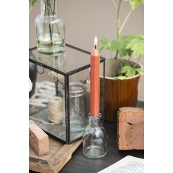 Ib Laursen Apotekerglas til bedelys 11 cm.