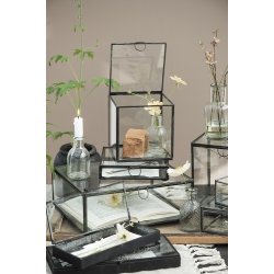 Ib Laursen Apotekerglas til bedelys 11 cm.