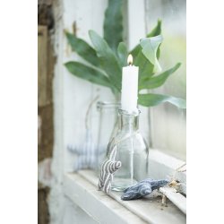 Ib Laursen Apotekerglas til bedelys 11 cm.