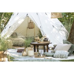 Ib Laursen Apotekerglas til bedelys 16 cm