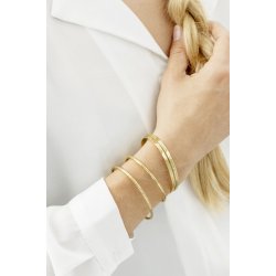 Ib Laursen Armbnd messing guldbelagt Mynte