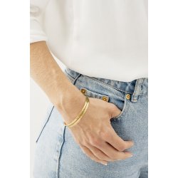 Ib Laursen Armbnd messing guldbelagt Mynte