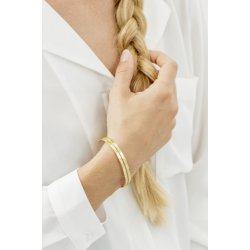 Ib Laursen Armbnd messing guldbelagt Mynte