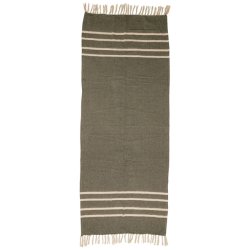 Au Maison  - Picnict�ppe, Mila-Gr�n og Cream, 70x180 cm