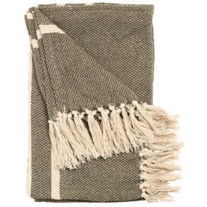Au Maison  - Picnict�ppe, Mila-Gr�n og Cream, 70x180 cm