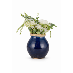 Ib Laursen Avignon vase/kande med Bloomingville evighedsblomster
