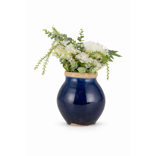 Ib Laursen Avignon vase/kande med Bloomingville evighedsblomster