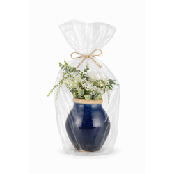 Ib Laursen Avignon vase/kande med Bloomingville evighedsblomster
