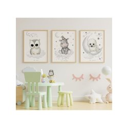 Mouse &amp; Pen plakat A3 - Baby sl