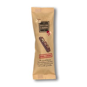 Bagsvrd Lakrids - Mandelstang - Lakridskaramel med Mrk Chokolade, Mandler & Kirsebr 40g