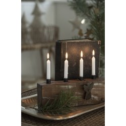 Ib Laursen Bakke firkantet med bladmnster antik messingfinish 28 x 43,5 cm.