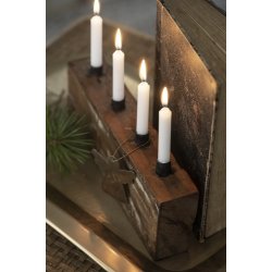 Ib Laursen Bakke firkantet med bladmnster antik messingfinish 28 x 43,5 cm.