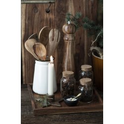 Ib Laursen Bakke kvadratisk olieret akacietr 30x30 cm